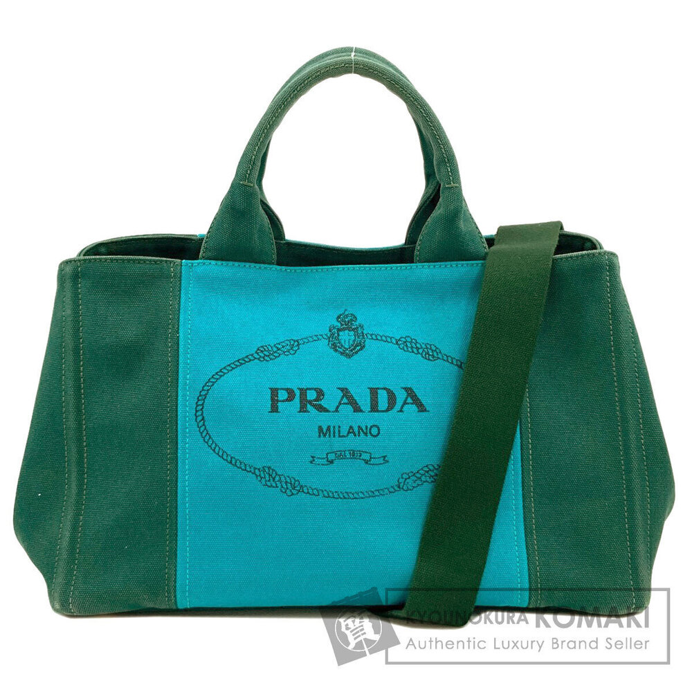 PRADA Canapa handbag canvas